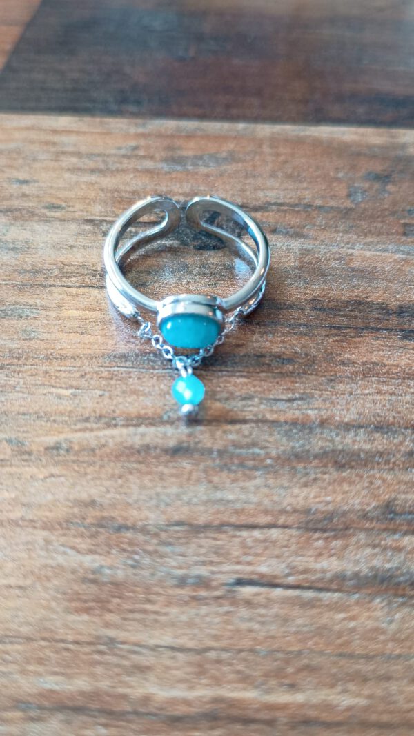Ring in Silber mit Perlen