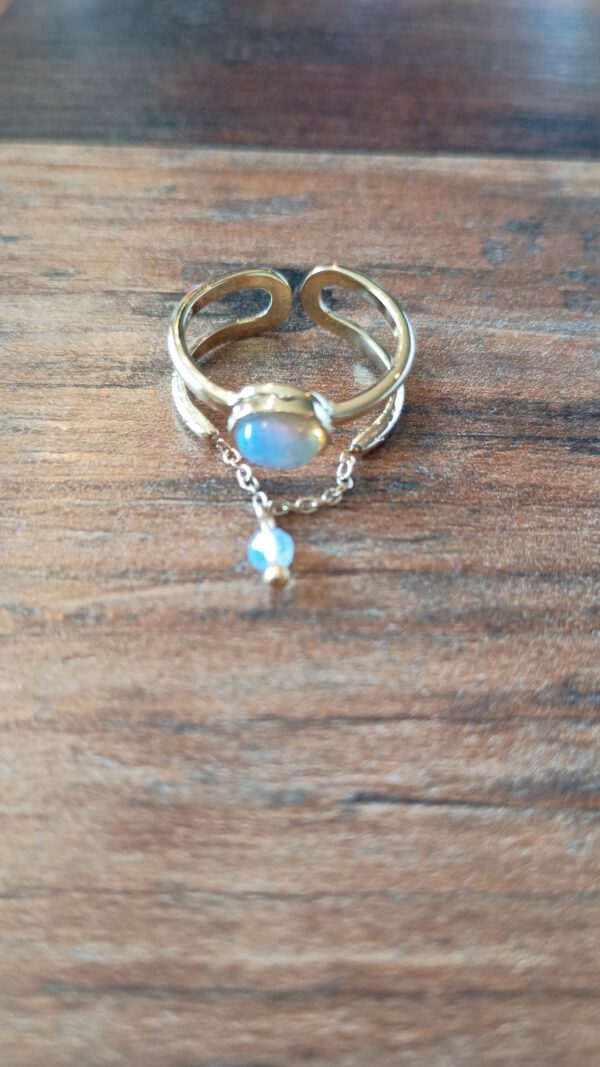 Ring in Gold mit Perlen
