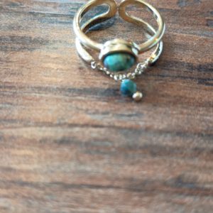 Ring Gold mit Perlen
