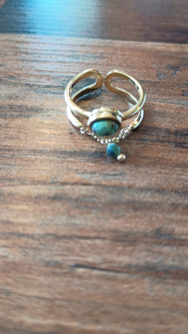 Ring Gold mit Perlen