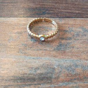 Ring in Gold mit Stein
