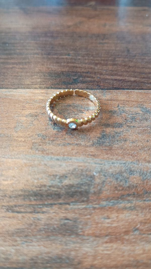 Ring in Gold mit Stein