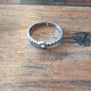 Ring in Silber mit Stein