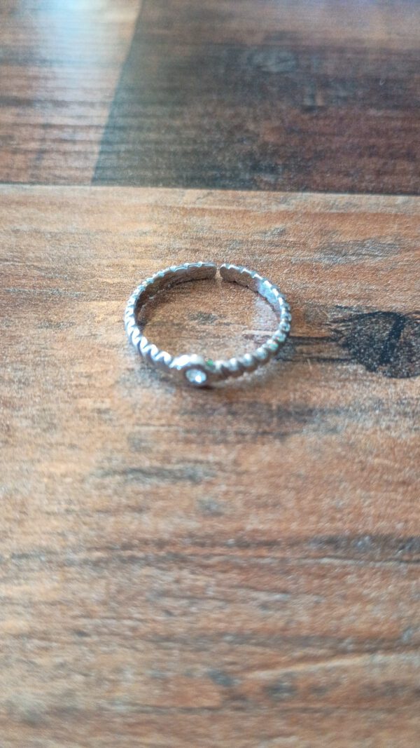 Ring in Silber mit Stein