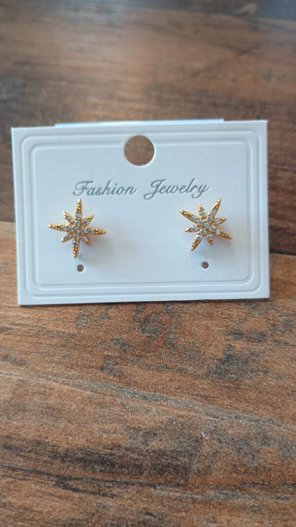 Ohrringe in Gold Zirkonia