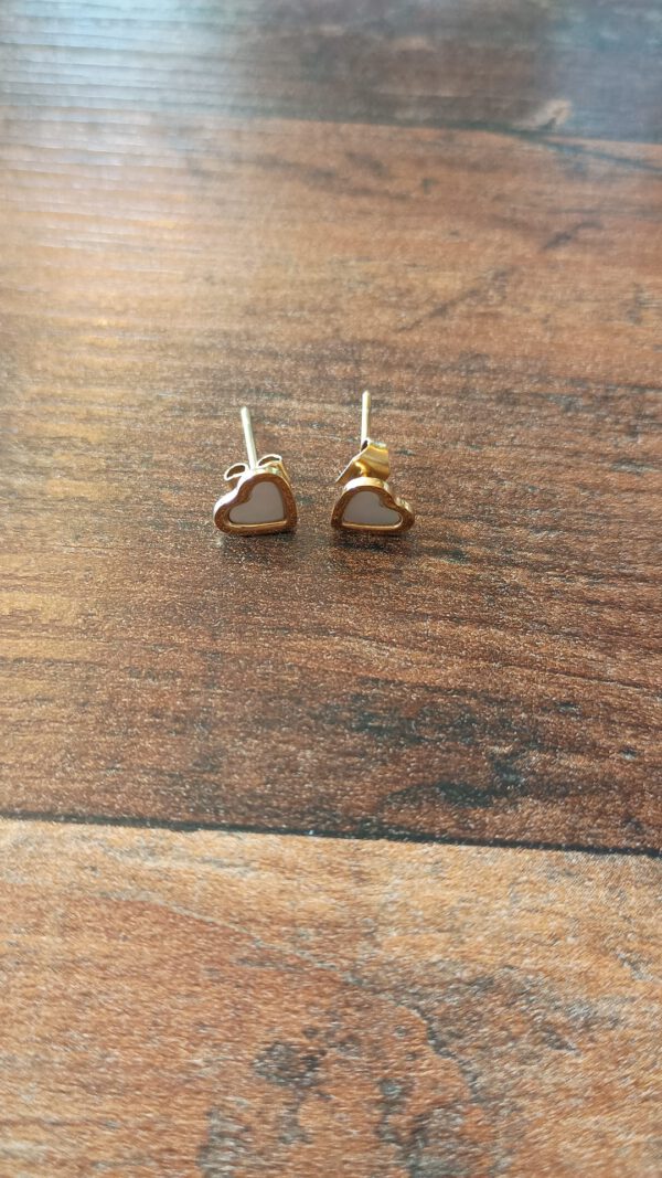 Ohrringe in Gold Herz