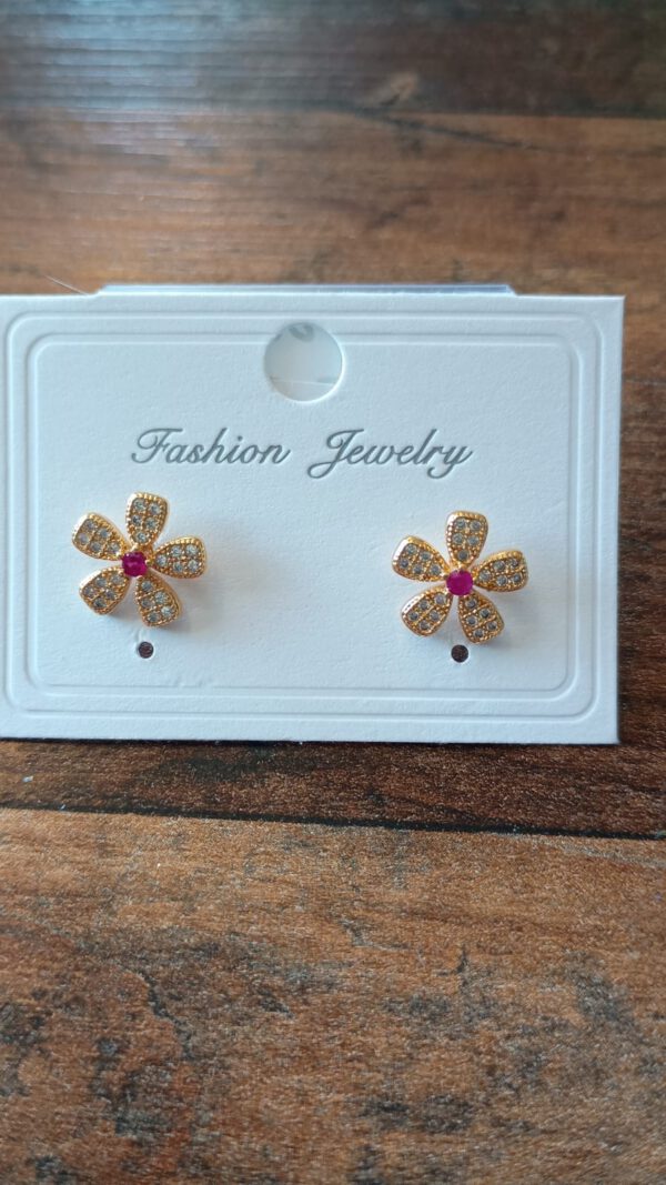 Ohrringe in Gold Zirkonia