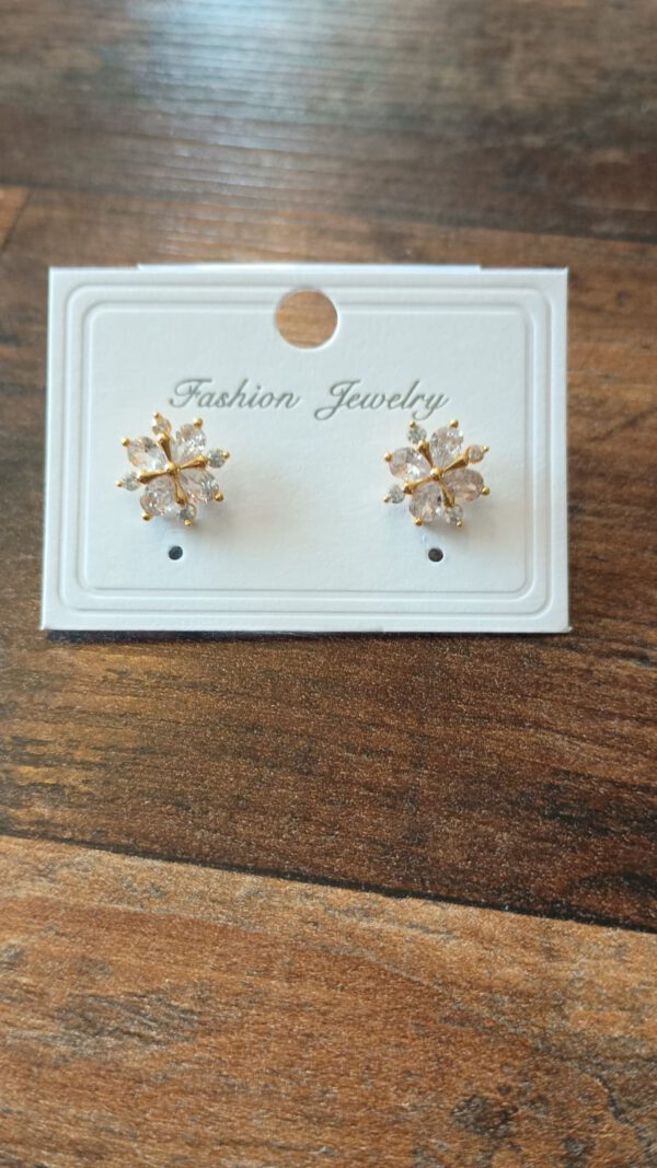 Ohrringe in Gold Zirkonia