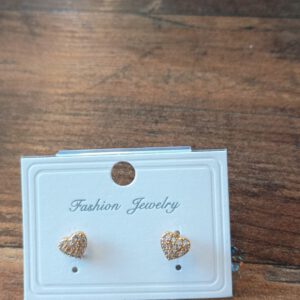 Ohrringe in Gold Zirkonia Herz
