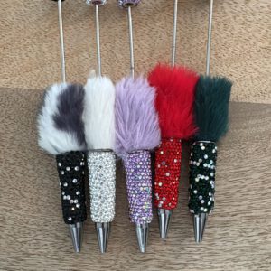 DIY Kugelschreiber mit Puschel