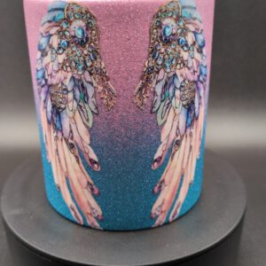 Tasse mit Engelsflügeln