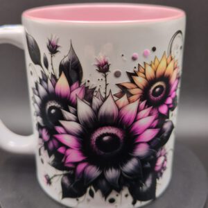 Tasse mit Blumen