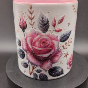 Tasse mit Rosen