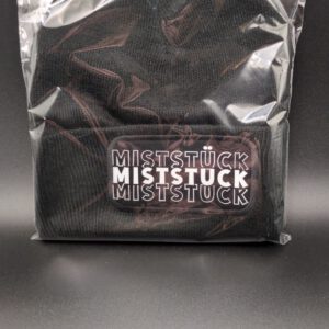 Mütze schwarz mit Spruch