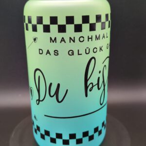 Kunststofftumbler mit Spruch