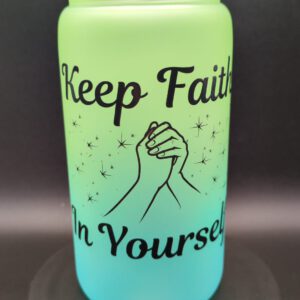 Kunststofftumbler Spruch und Motiv